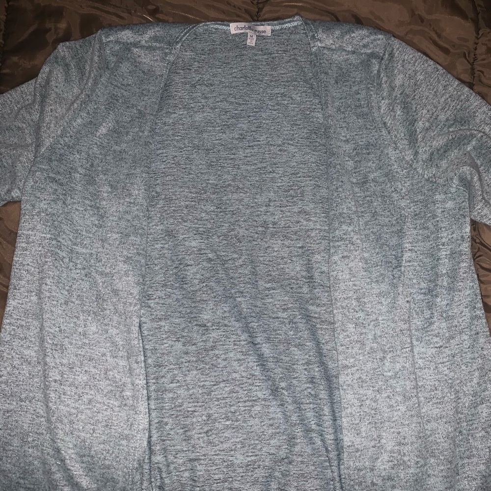 Mint, medium length cardigan